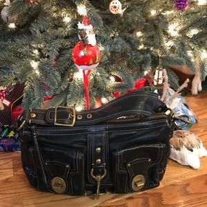 Leather Brown Coach without shoulder strap